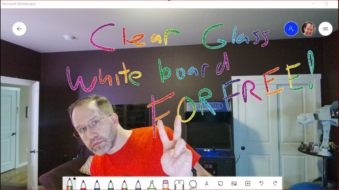 Transparent Glass Whiteboard in Microsoft Teams or Zoom with OBS for FREE!