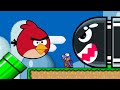 Angry birds animated in super mario world ep 1  yoshis island 1  boss fight
