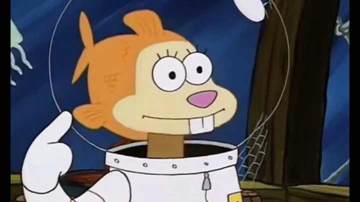 squidward punches sandy