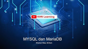 Pengenalan MYSQL dan MariaDB
