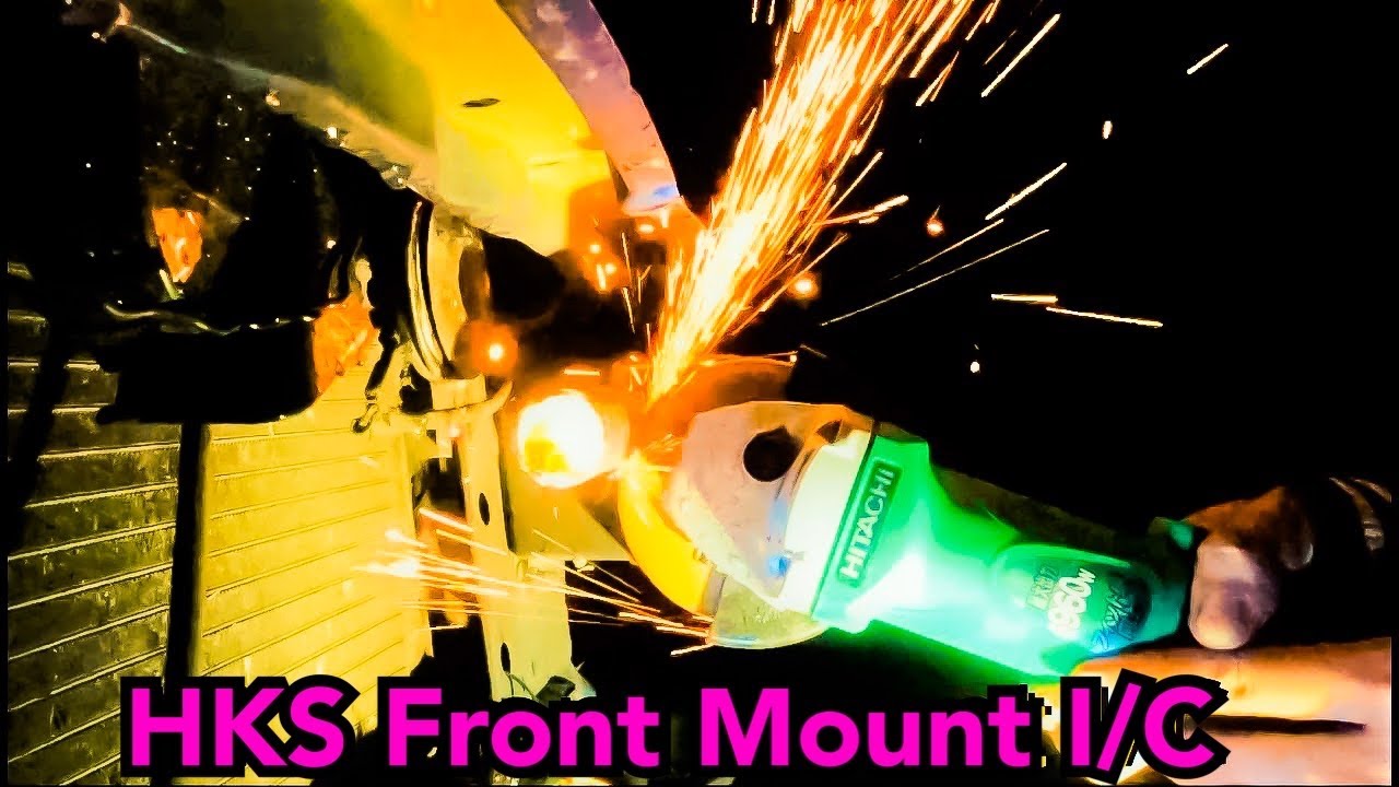 HKS Front Mount Intercooler and HKS Blow off valve on My Voltex WRX STi