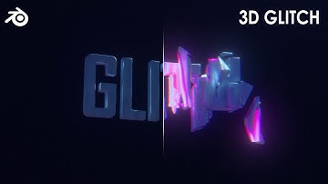 Easy Glitch Effect in Blender | Geometry Nodes