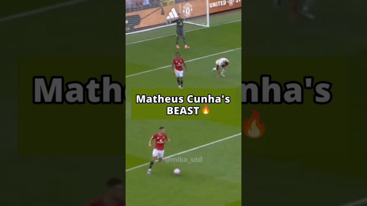 🔥 Matheus Cunha Manchester United Debut Highlights | Skills & Performance 2025/26  