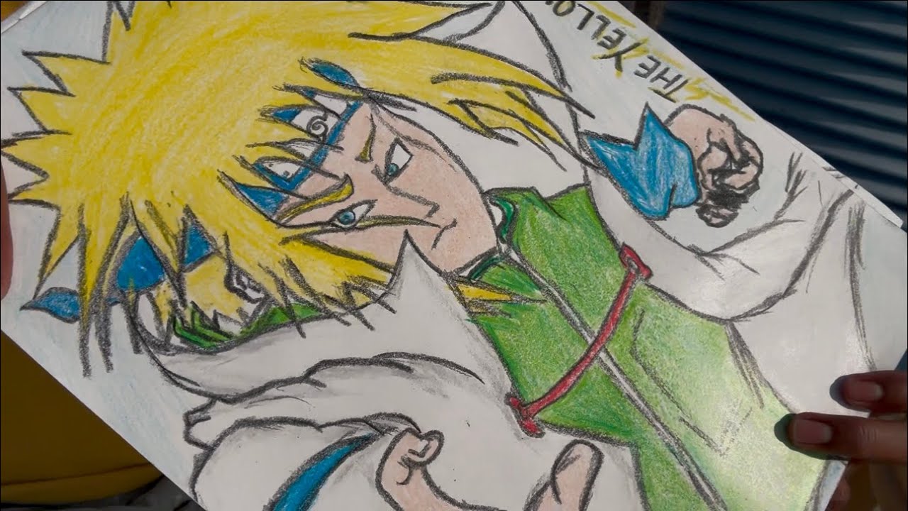 ASMR Drawing You MINATO NAMIKAZE ⚡️⚡️⚡️