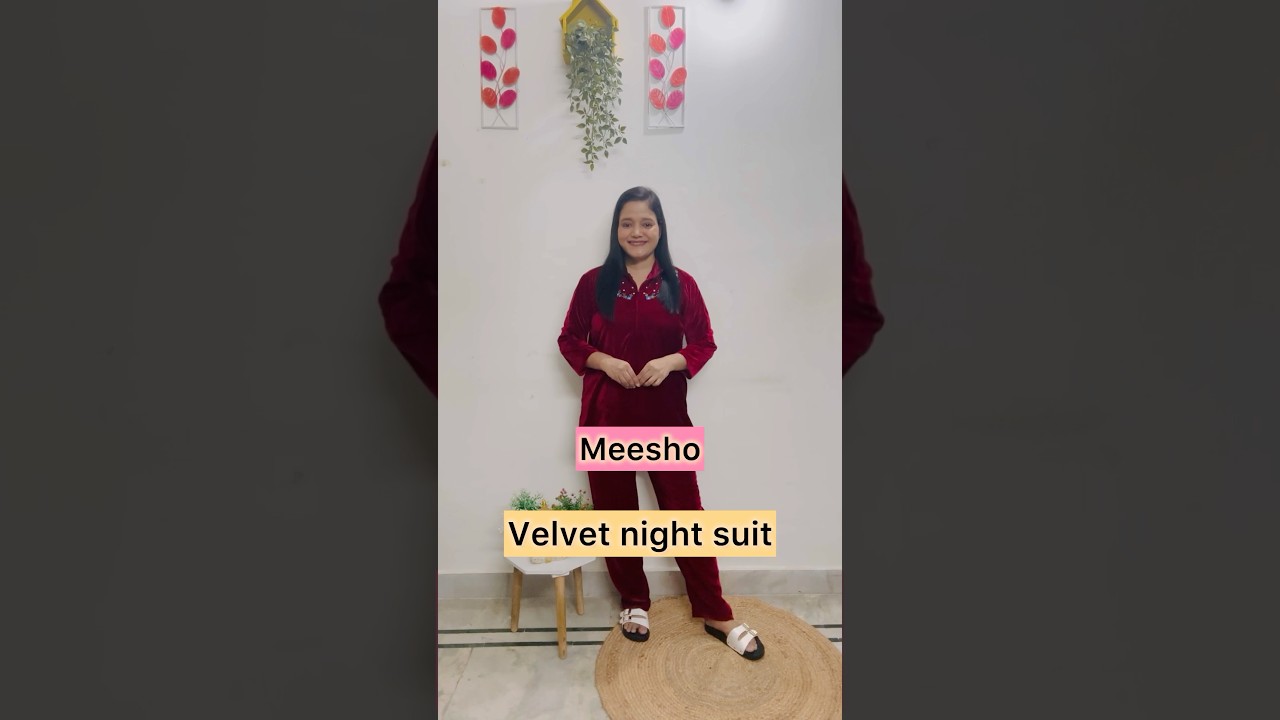 Meesho must have velvet night suit starts Rs 320