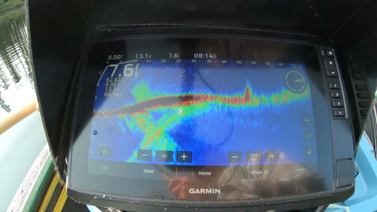 Garmin Livescope LV34 Transducer Fluctuating Depth Readings