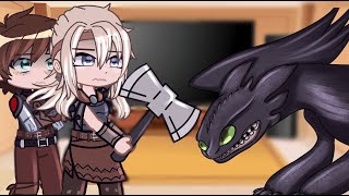 Past Dragon Riders React To Future || HTTYD || Gacha React