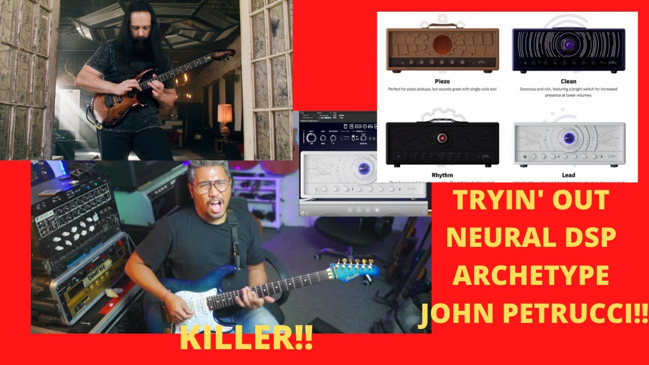 TRYIN"OUT THE NEW NEURAL DSP ARCHETYPE : JOHN PETRUCCI!! KILLER!  ( ENGLSH )