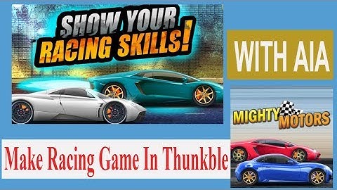 create professional racing game app with thunkable makeroid appybuilder by apps maker