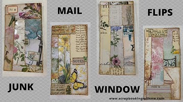 JUNK MAIL ENVELOPE WINDOW POCKETS #roxysweeklychallenge