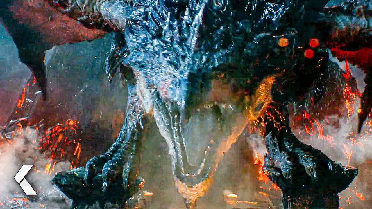 Fighting The Rathalos Scene - Monster Hunter (2020) Milla Jovovich, Tony Jaa