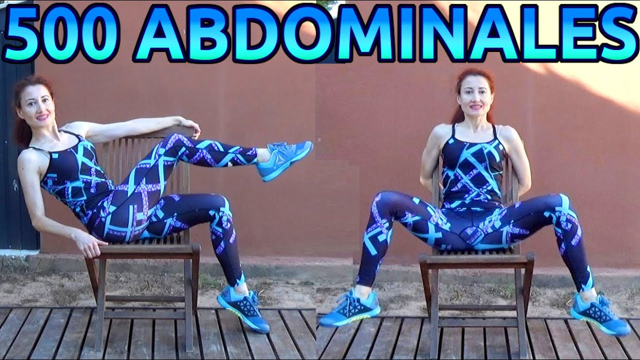 500 ABDOMINALES EN SILLA | Abdomen Plano y Cintura Delgada
