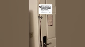 Firefighter Swipe Tool on an actual hotel bar latch