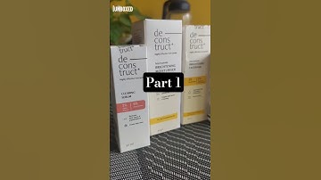 Time for #selfcare #deconstruct #products #review #unboxing #shorts #youtubeshorts #reels #skincare