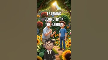 Learning geometry in the garden #education #innovation #outdoorlearning #geometry #math #shorts