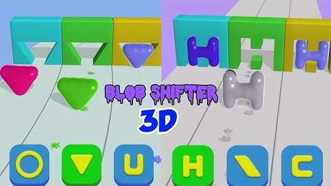 Blob Shifter 3D All Levels Gameplay Multiple Levels.. Awesome Game Satisfying Game 🥰❤️