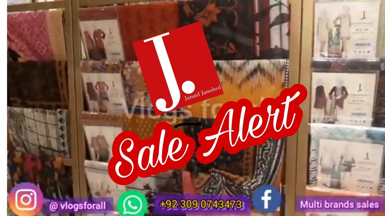 J. JUNAID JAMSHED SALE ALERT SUMMER COLLECTION 2021- Vlogs for all