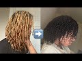 combing out my locs😱 watch the transformation | yung$lb