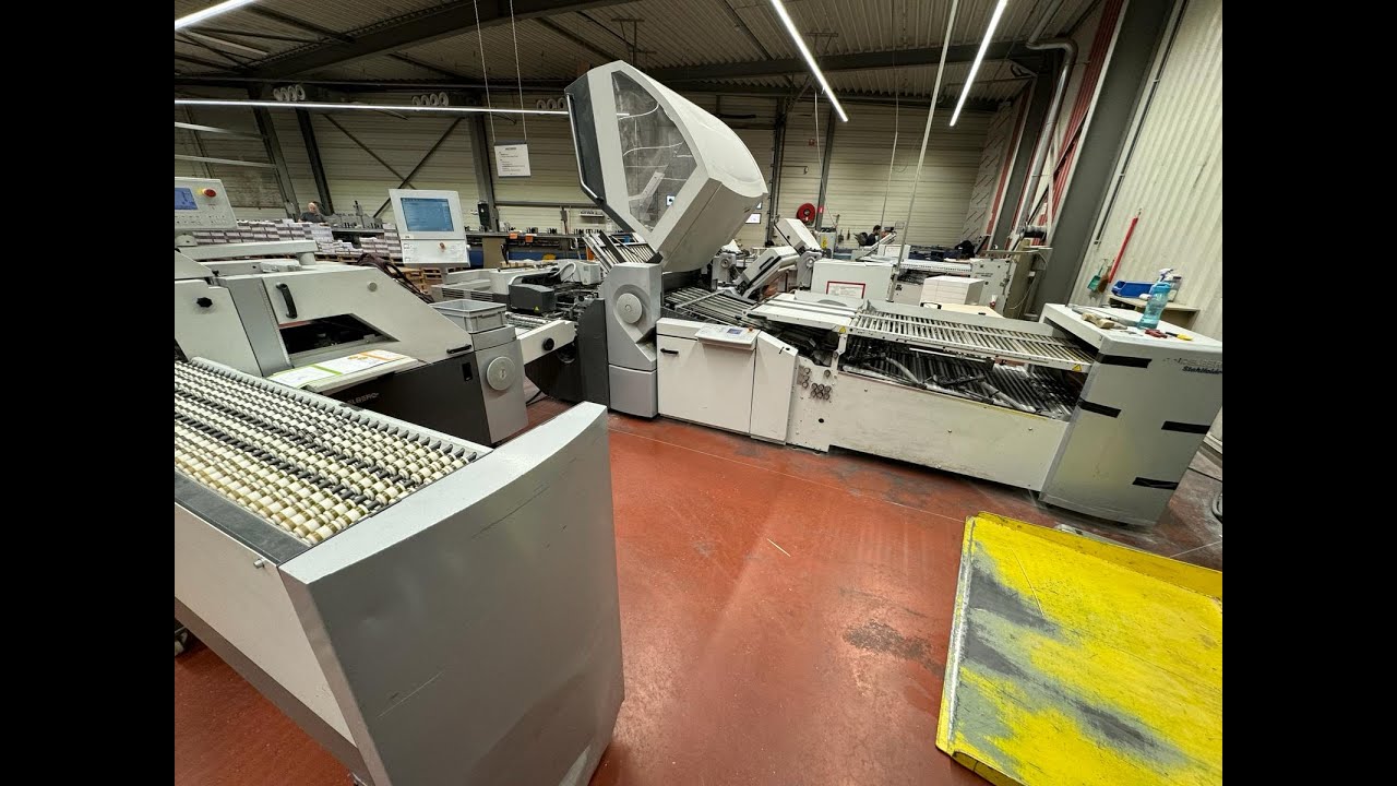 Heidelberg Stahlfolder KH 78 82 4 2011 - YouTube