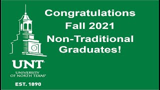 Non Traditional Graduation Ceremony Fall 2021