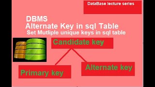 How to set Alternate key in sql server | how to set multiple unique keys in Database table
