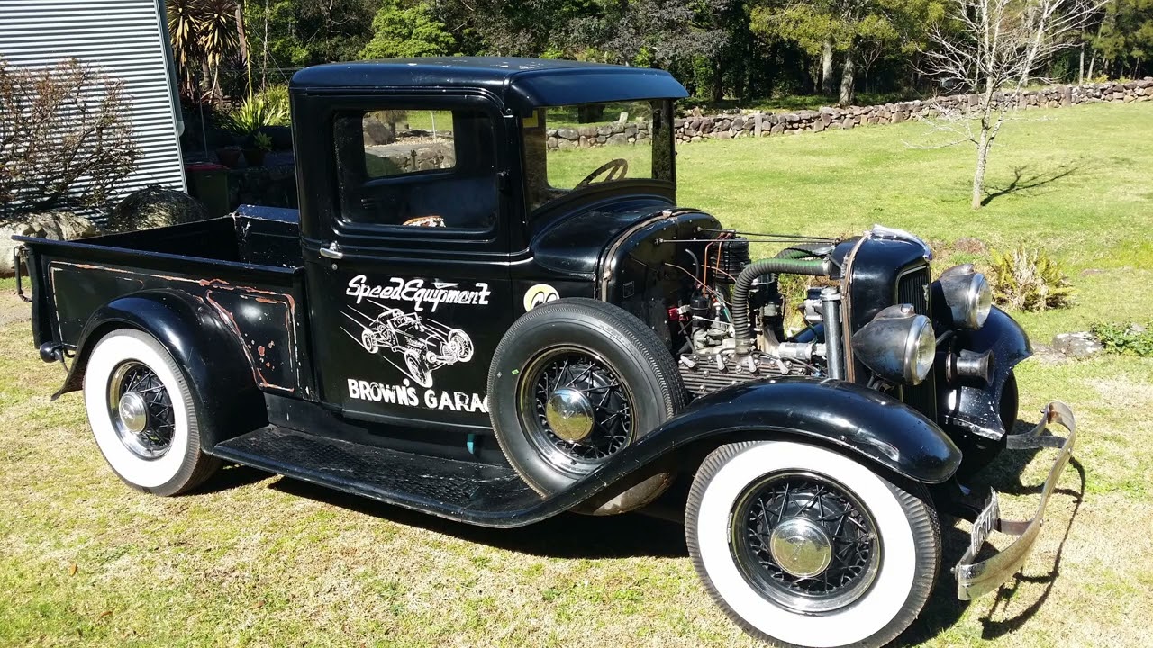 1934 ford pickup 221 V8 Flathead 5 speed