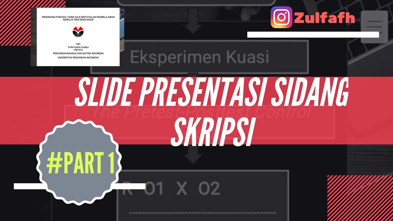  CONTOH PRESENTASI  SIDANG SKRIPSI YouTube