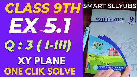 Class 9 Math 2025 | Ex 5.1 Q3 (i-iii)Urdu Solution | Easy & Fast Method | New Syllabus