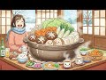 The Train Ride Home Through Snowy Fields ❄️ Ghibli Style ASMR | Cozy Winter Journey & Cooking