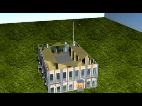 Building Construction (3DS Max animation) CGI