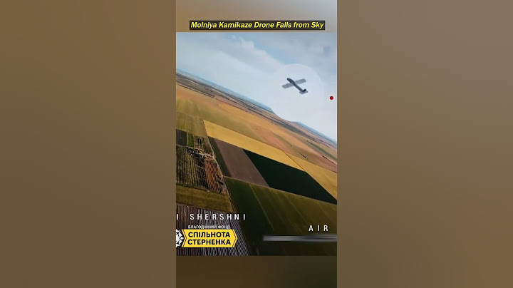 Russian Molniya Drone Falls from Sky After FPV Drone Closes In