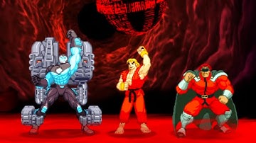 Marvel VS Capcom 2 - Bison/Ken/War Machine - Expert Difficulty Playthrough