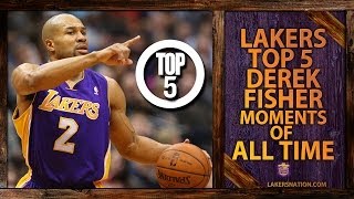 Derek Fisher's Top 5 Moments In Lakers History