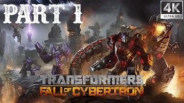 TRANSFORMERS FALL OF CYBERTRON Gameplay Walkthrough Part 1 FULL GAME [PC 4K 60FPS] - No Commentary