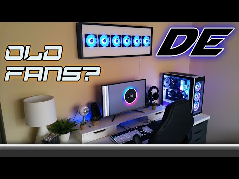 Rgb Wall Art Repurposing Old Rgb Fans Youtube