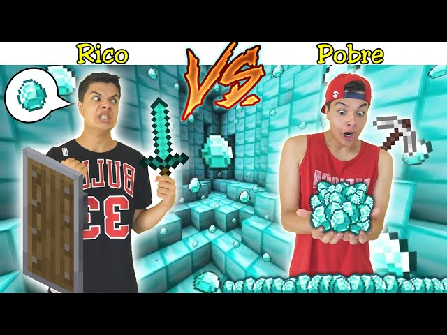 youANDiGames - MINECRAFT: RICO VS POBRE NA ESCOLA