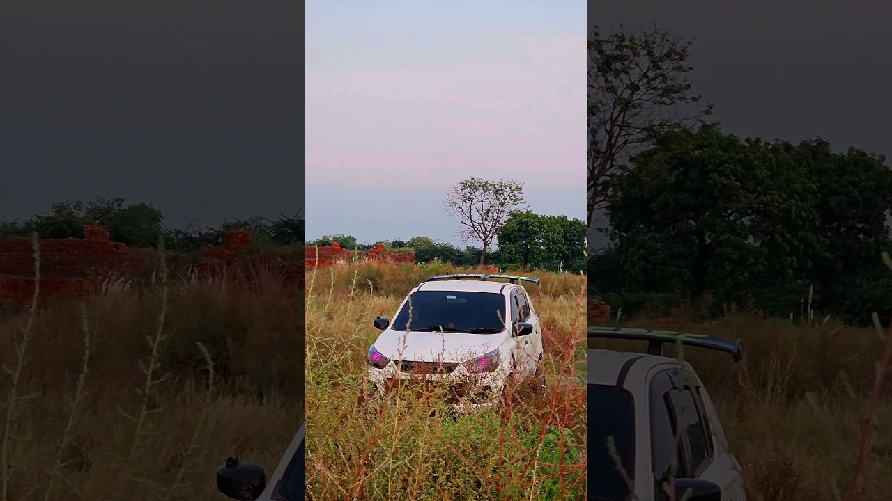 Alto k10 modified with custom headlights