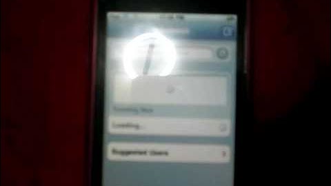 How to log out on twitter using your ipod touch!