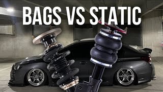 THE SAD TRUTH ABOUT COILOVERS VS BAGS | SHOULD I GO STATIC?