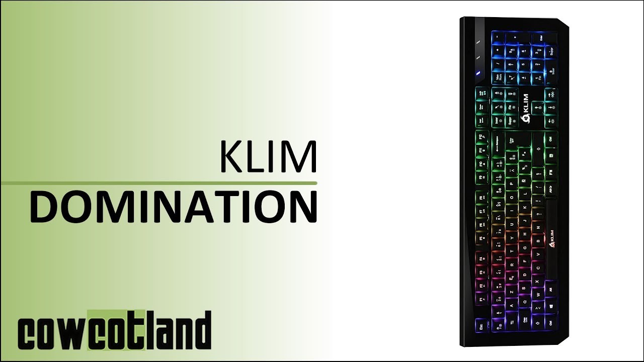 KLIM Domination Clavier Mécanique AZERTY RGB