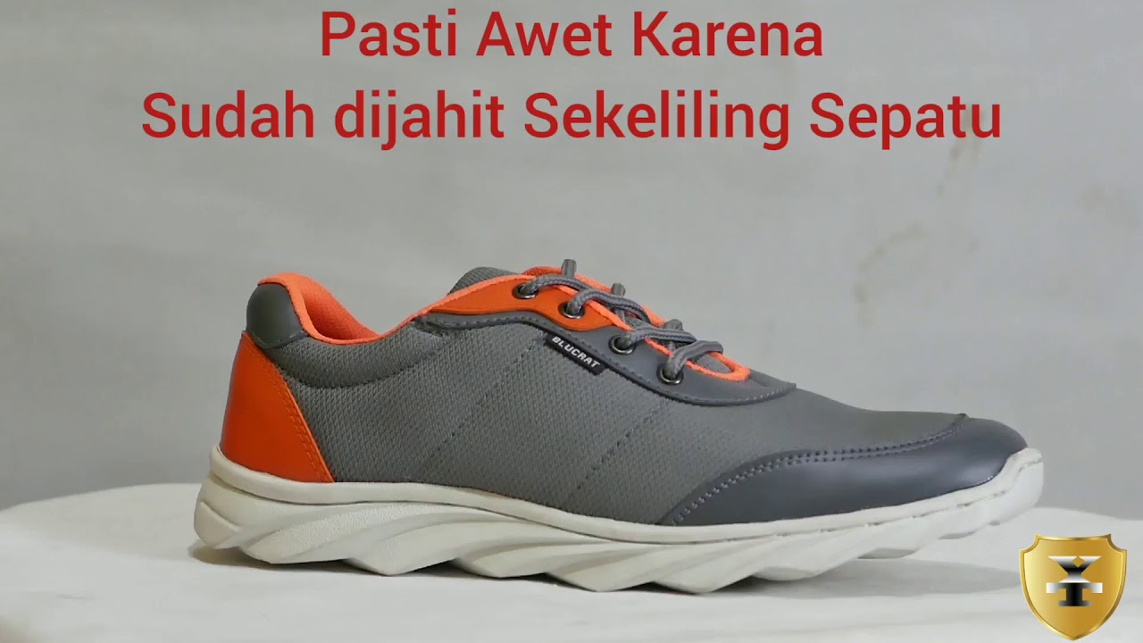 Sepatu Sneakers Casual Pria Lokal Murah Berkualitas - YouTube