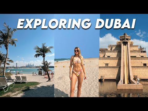 Dubai travel vlog 2024 🇦🇪 the BEST Waterpark at Atlantis & Beach days at JBR