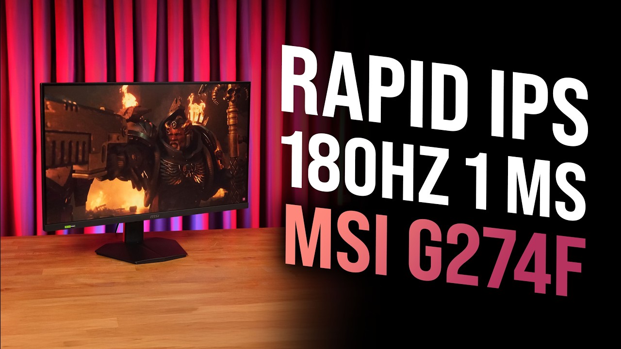 MSI G274F 27" 180Hz 1ms HDMI DP G-SYNC FHD Rapid IPS Gaming Monitör