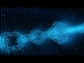 Blockchain Network Security Concept Crypto Binary Particle Closeup 4K DJ Visuals Loop Background