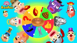 Sandwich Runner FACES BATTLE Spin Challenge | ALL SERIES IN A ROW 4  Best Funny Mobile Games