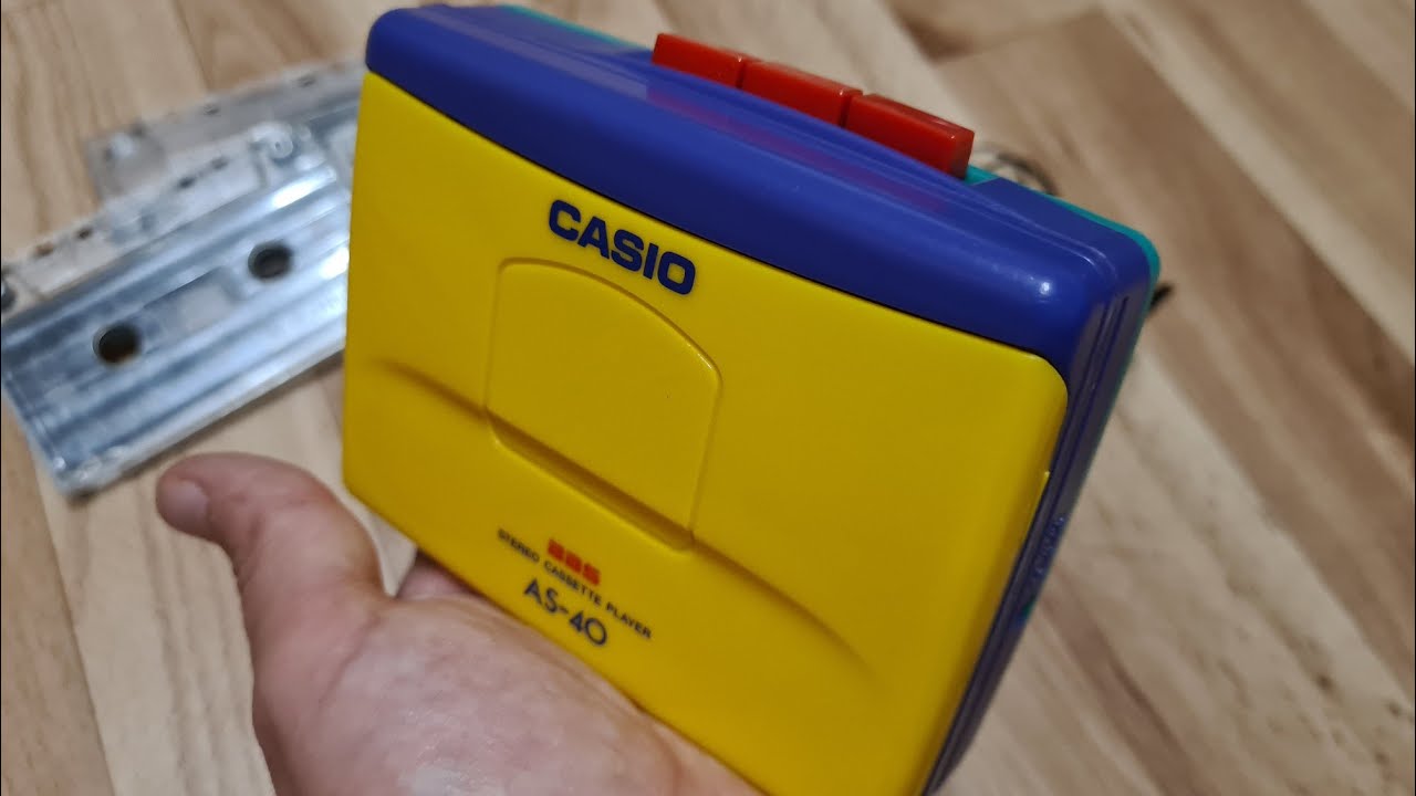 Раритетний Вінтажни Касетний Плеєр CASIO AS-40 з далеких 80х Навіть Працює ШОК !😱