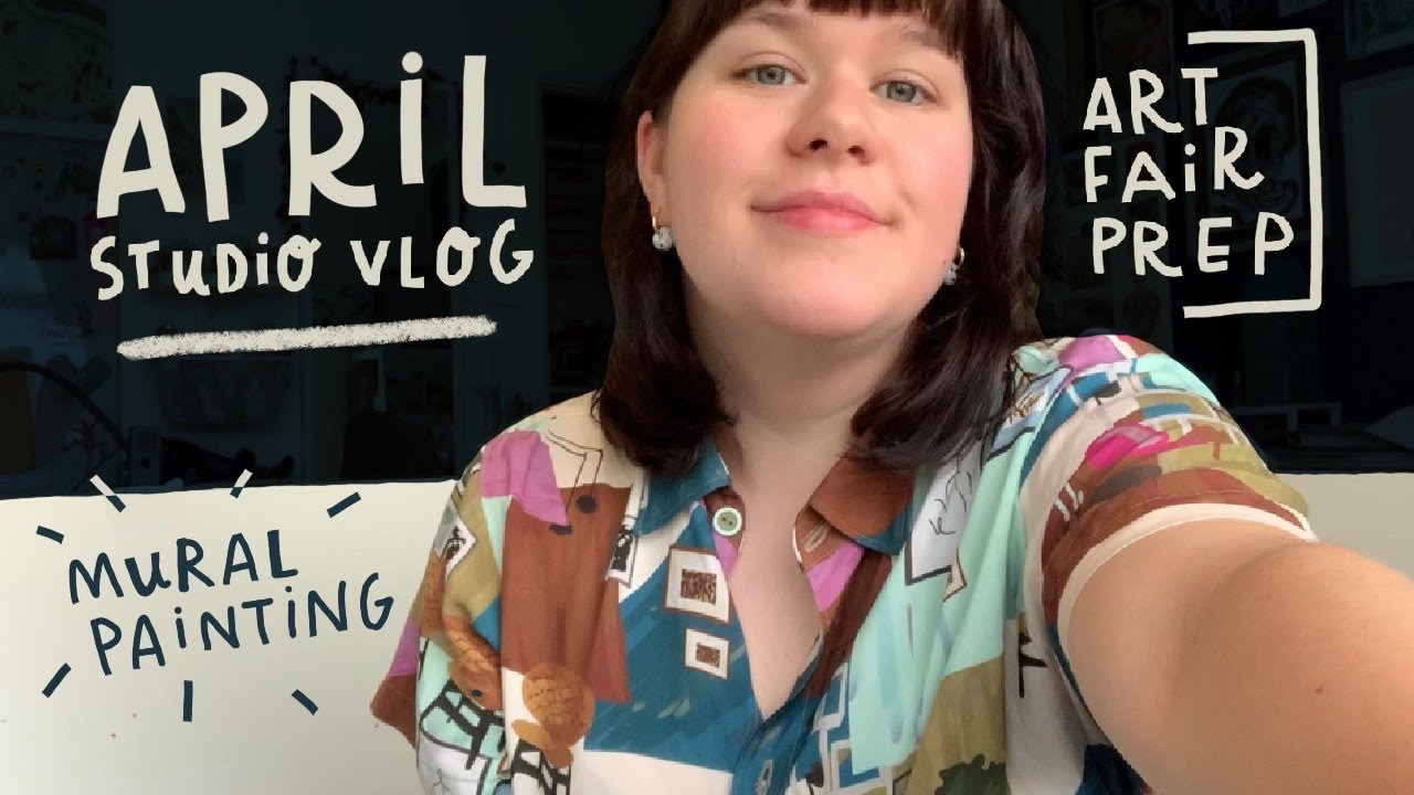 April Studio Vlog ︎ Prepping for an art market | Unboxing new stock ...