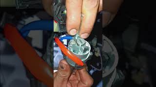 Vandalized KIA  ignition switch replacement
