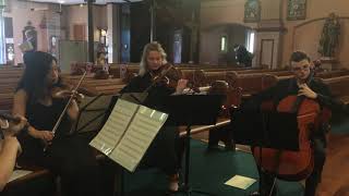 Gigue String Quartet Wedding Practice