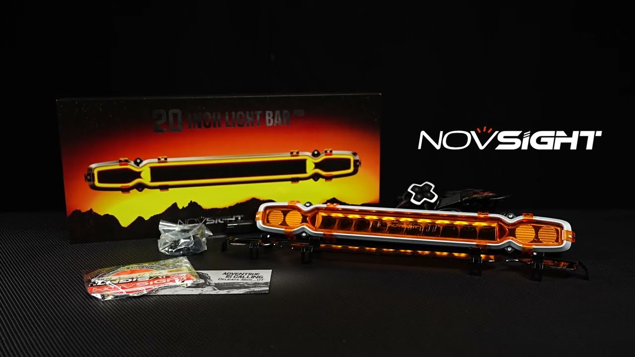 Novsight HALO Pro 20-inch LED light bar unboxing - What's in the package?